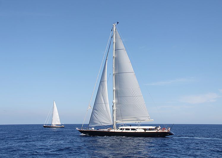 Heritage yacht during the Perini Navi Cup 2013
