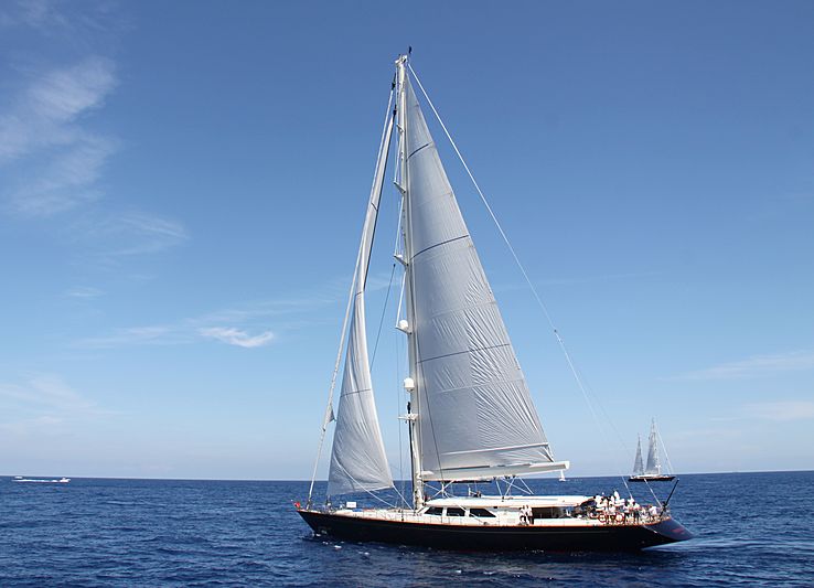 Heritage yacht during the Perini Navi Cup 2013