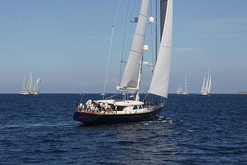 Heritage yacht during the Perini Navi Cup 2013