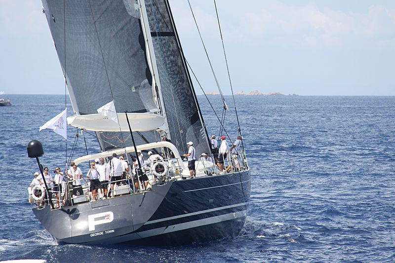 P2 yacht during the Perini Navi Cup 2013
