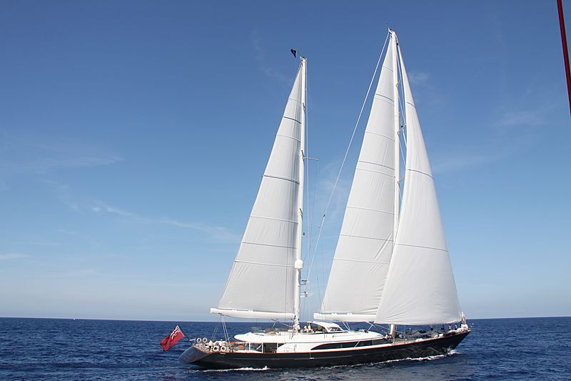 Panthalassa yacht during the Perini Navi Cup 2013