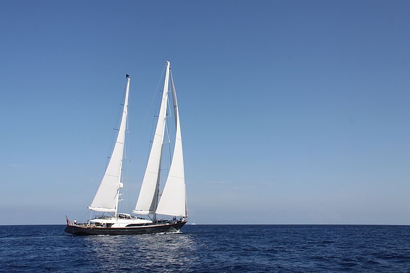 Panthalassa yacht during the Perini Navi Cup 2013