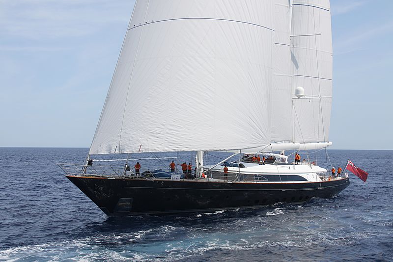 Panthalassa yacht during the Perini Navi Cup 2013