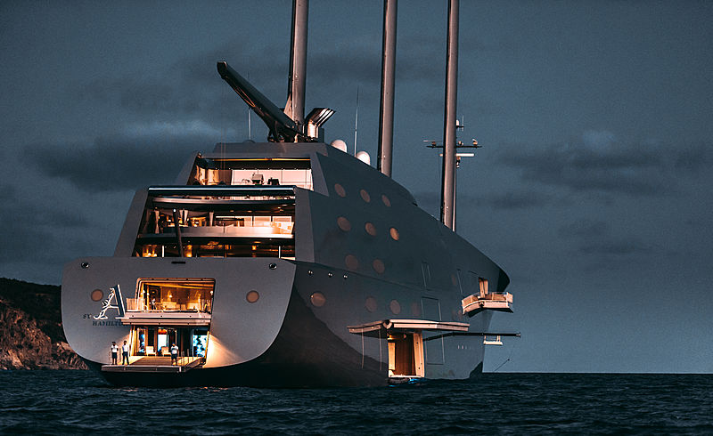 Sailing Yacht A in Gustavia