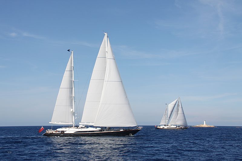 Panthalassa yacht during the Perini Navi Cup 2013