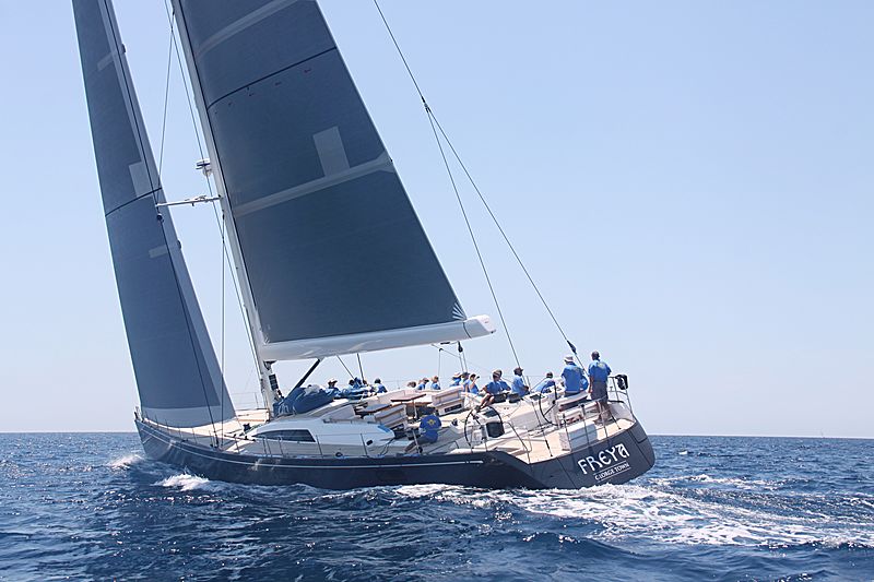 Freya yacht sailing