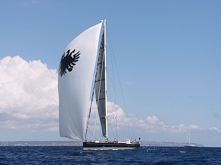 P2 yacht sailing