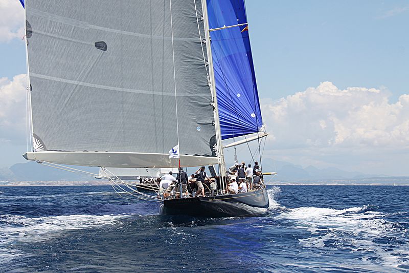 Velsheda yacht stern