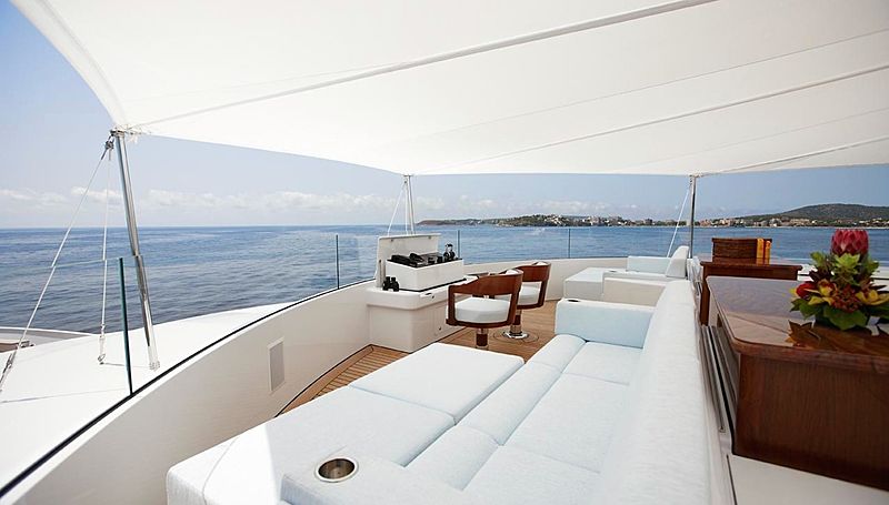 Lady Christine yacht deck