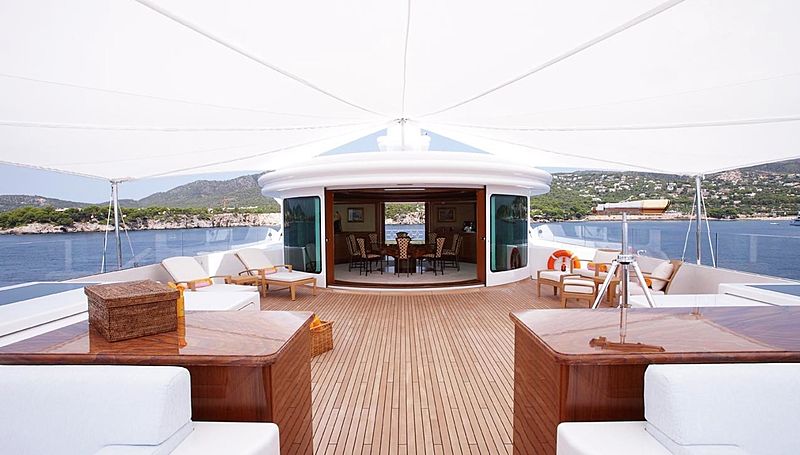 Lady Christine yacht deck