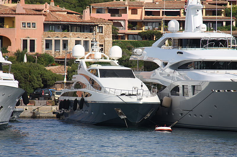 M.J. Taknm yacht in Porto Cervo