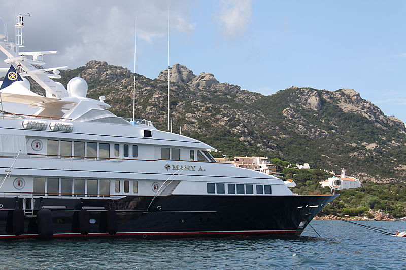 Mary A yacht in Porto Cervo
