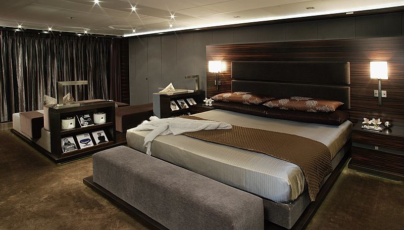 Inception yacht stateroom