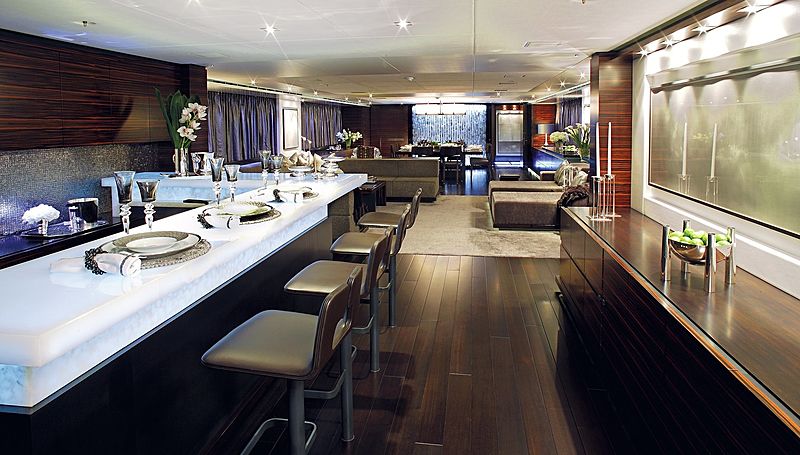 Inception yacht bar
