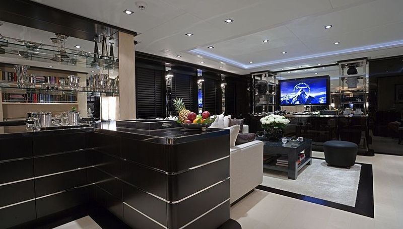 G Force yacht saloon