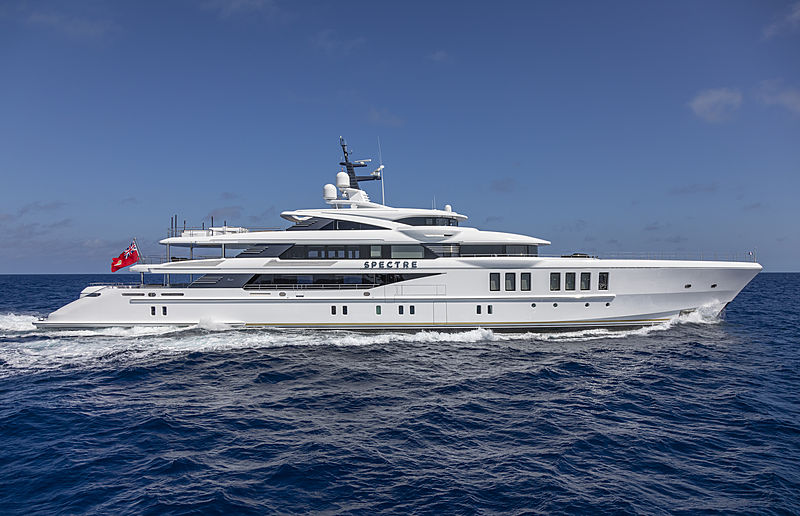 Spectre yacht cruising