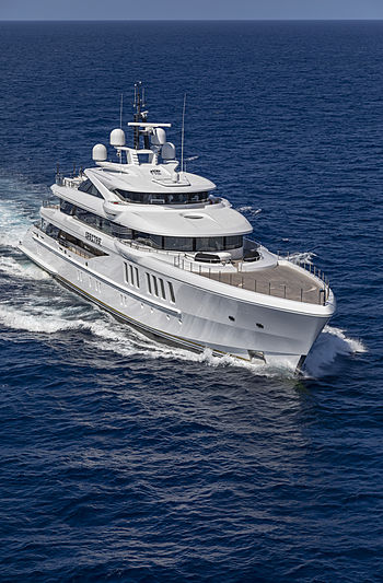 Spectre yacht cruising