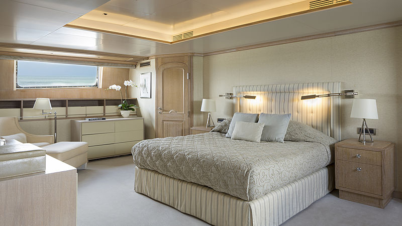 Golden Eagle yacht owner's stateroom