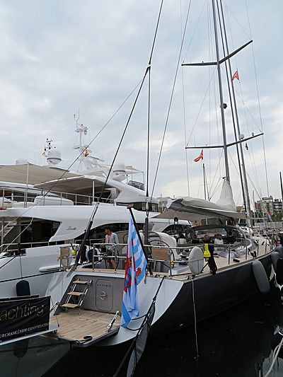 Attimo yacht in Barcelona