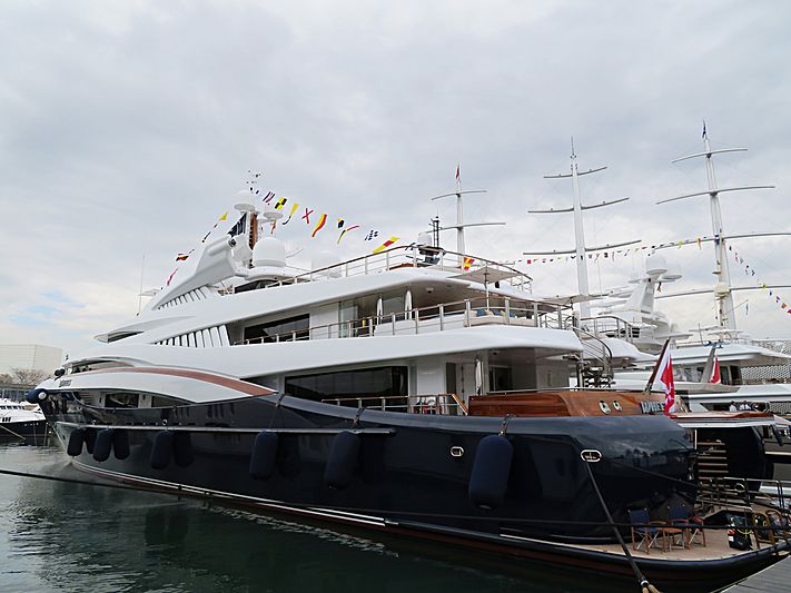 Wheels yacht in Barcelona