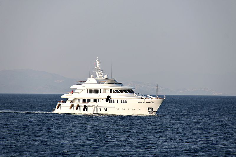 Mystic yacht off DIdim