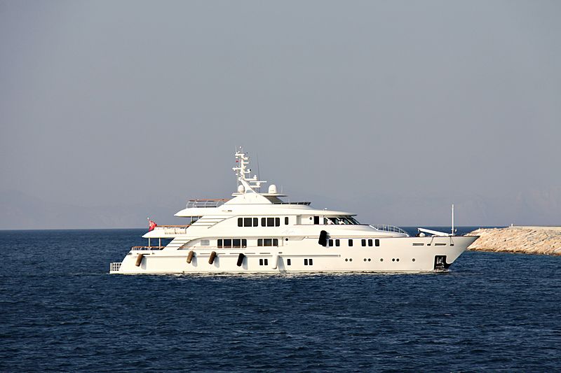 Mystic yacht off DIdim