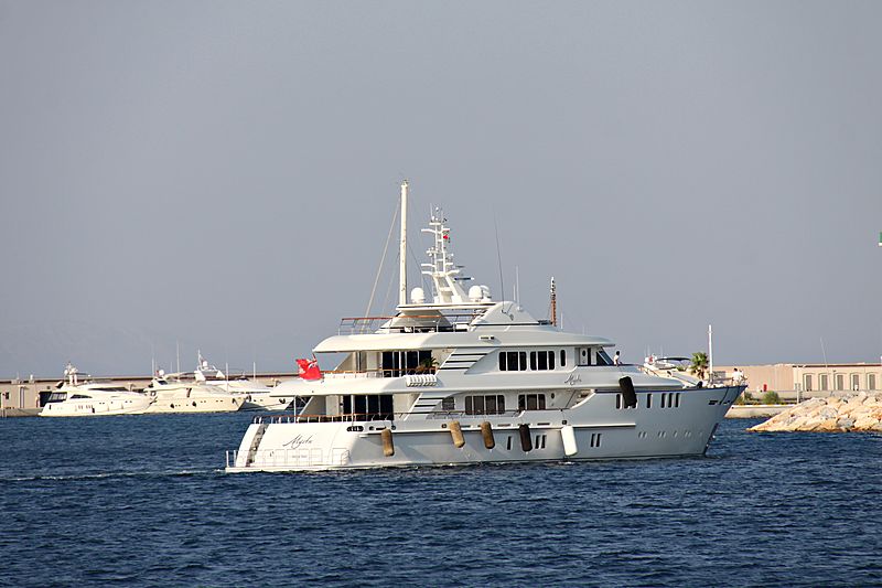 Mystic yacht off DIdim