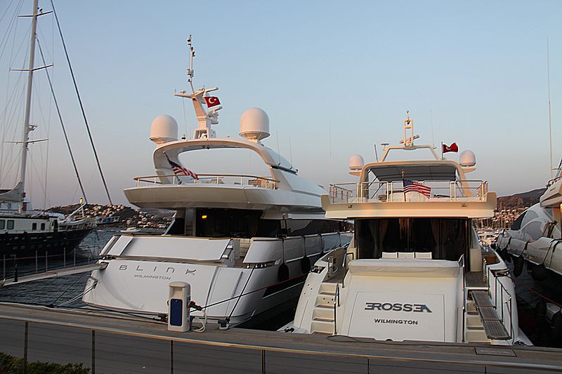 Blink and Erossea yachts in Palmarina Bodrum