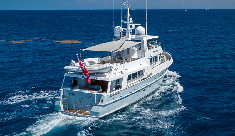 Coy Koi yacht cruising