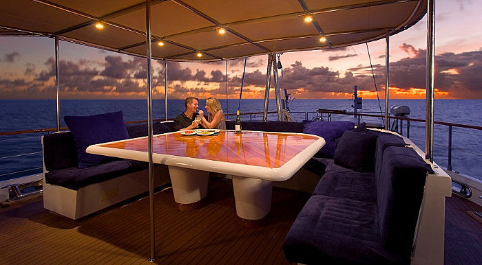 Queen South III yacht deck