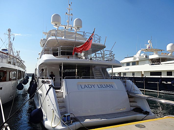 Lady Lilian yacht in Piraeus