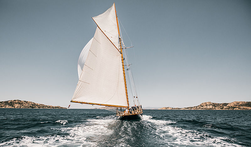 Mariette of 1915 yacht at the 2019 Loro Piana Superyacht Regatta Day 2