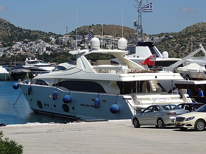 Odyssey London yacht in Vouliagmeni