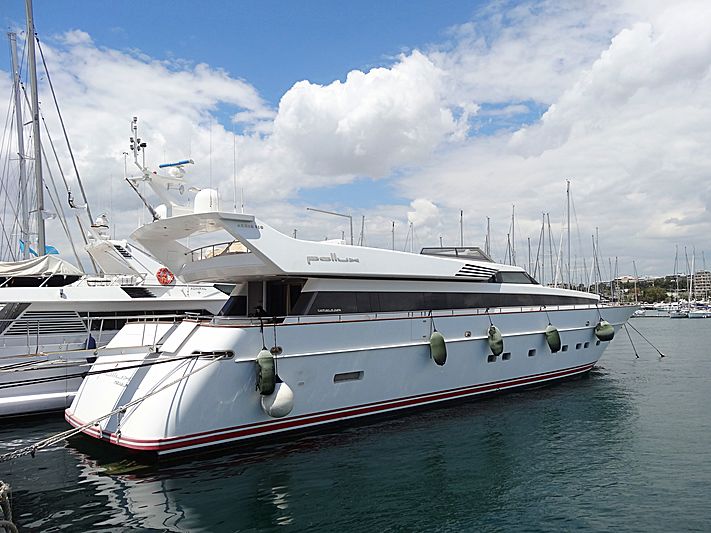 Pollux yacht in Athens