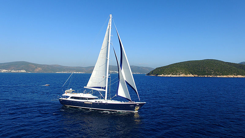 Gulmaria yacht sailing