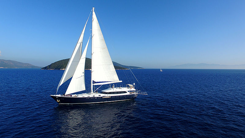Gulmaria yacht sailing