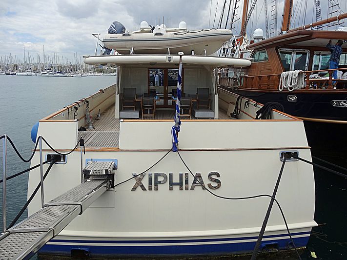 Xiphias yacht in Athens