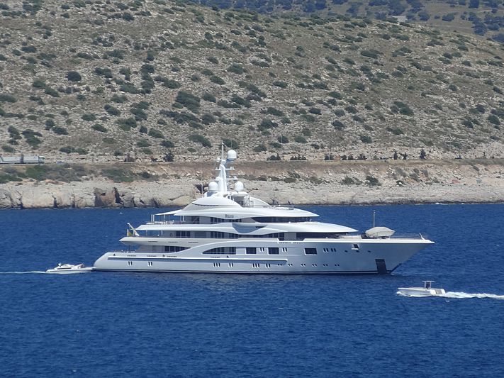 Valerie yacht anchored off Vouliagmeni