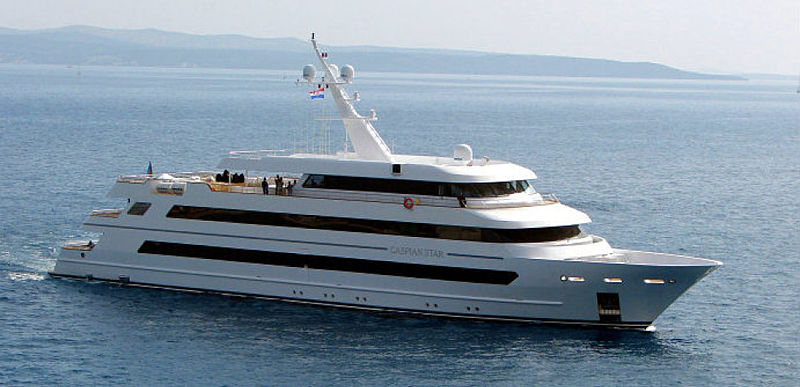 Caspian Star yacht cruising