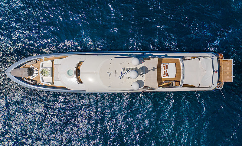 Belongers yacht aerial