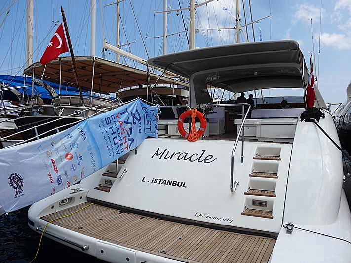 Miracle yacht in Yalikavak Marina