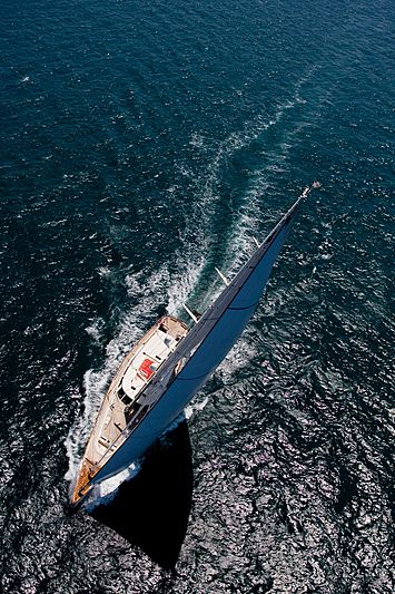 Heritage yacht sailing