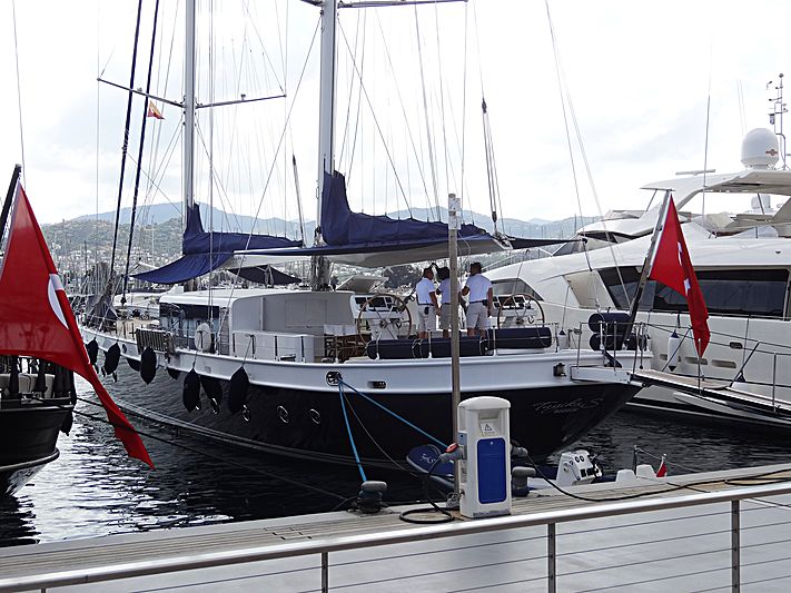 Tuyika S yacht in Yalikavak Marina