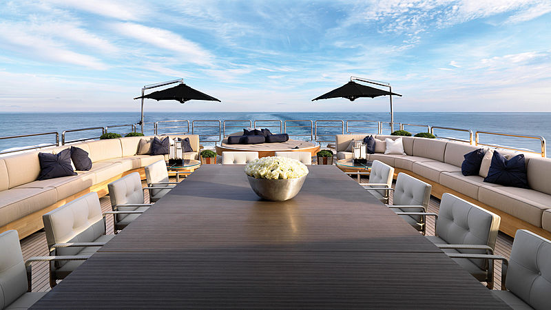 Sealyon yacht sundeck