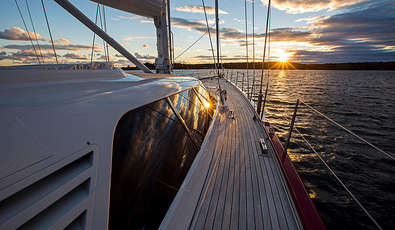 Red Sky yacht deck