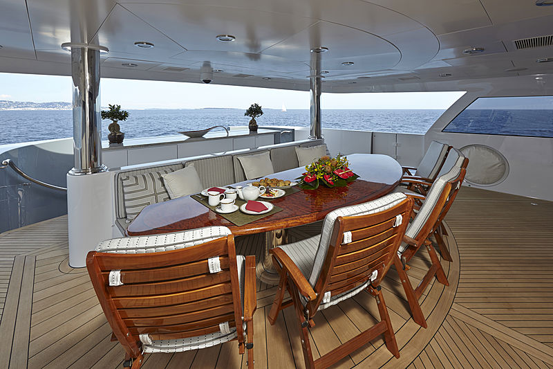 Zoom Zoom Zoom yacht deck