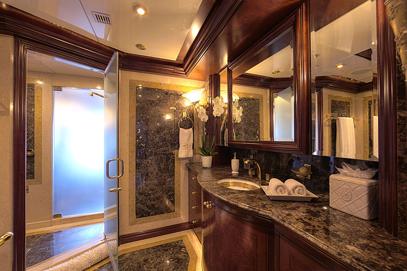 Zoom Zoom Zoom yacht bathroom