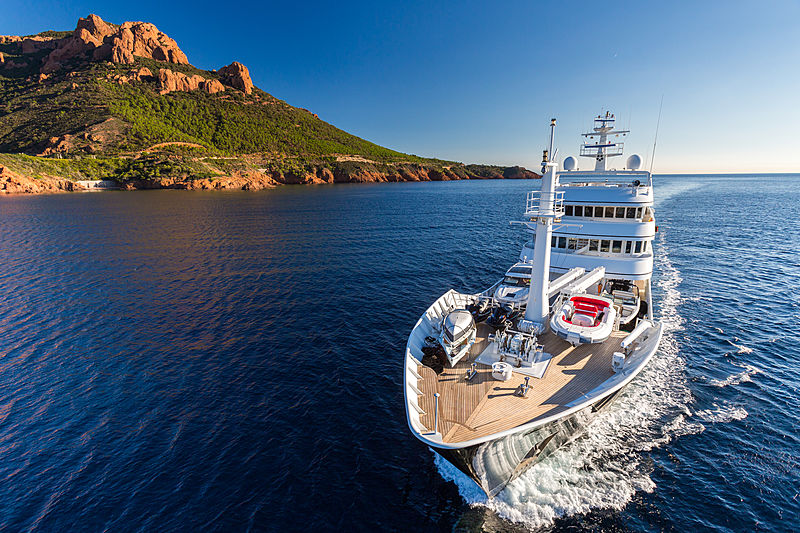 Grand Rusalina yacht cruising