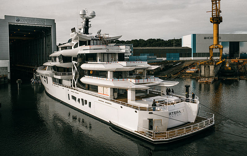 Artefact yacht launch at Nobiskrug