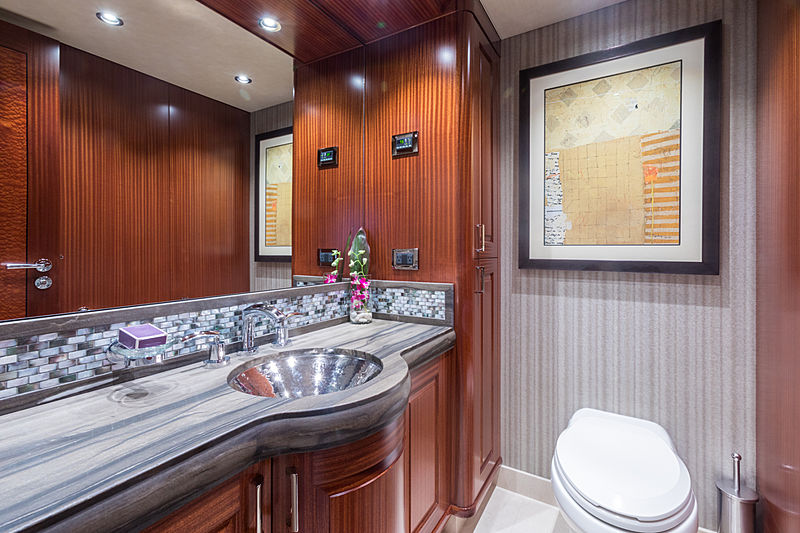 Next Chapter yacht bathroom